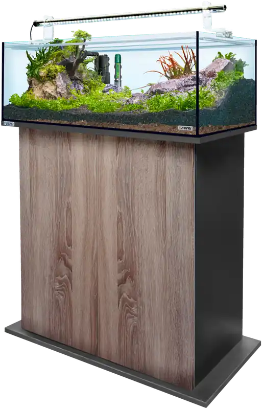 Neue Kollektion Sera AquaTank 96 L - Tube Holder - 80cm Schrank - Walnut