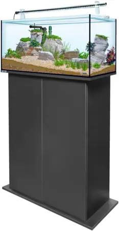 Super-Preis Sera AquaTank 128L -Tube Holder-80cm Schrank-Black