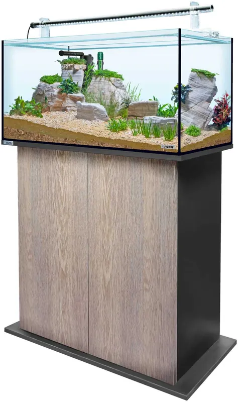 Sera AquaTank 128L -Tube Holder-80cm Schrank-Silver Oak Preiswert