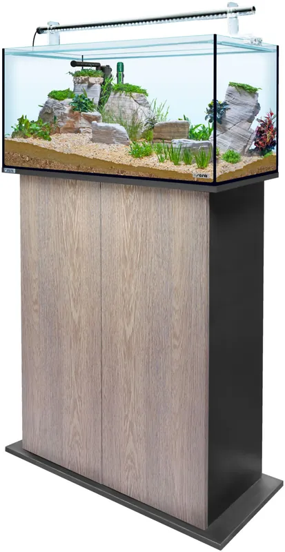 Angebot Sera AquaTank 128L -Tube Holder-100cm Schrank-Silver Oak