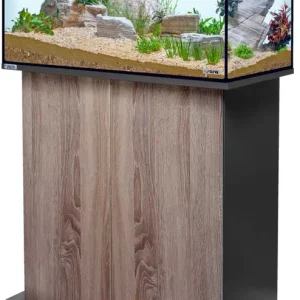 Sera AquaTank 128L -Fixture-80cm Schrank-Walnut Neu