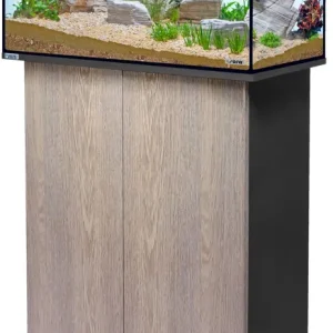 Sera AquaTank 128L -Fixture-90cm Schrank-Silver Oak Schnäppchen