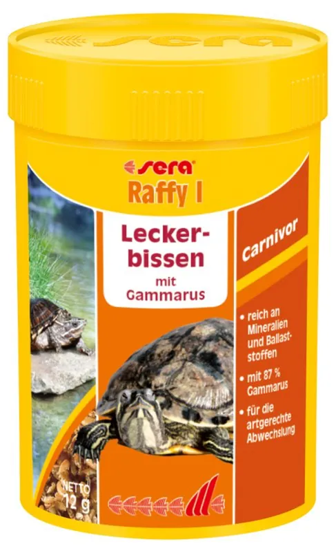Sonderaktion sera Raffy I 100 ml -Leckerbissen für Schildkröten und Echsen-