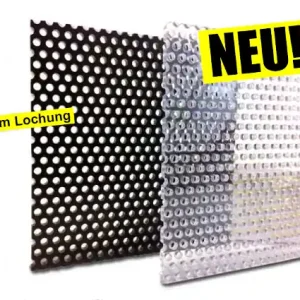 Must-Have PVC-Lochplatte 495x495x3 mm (schwarz)