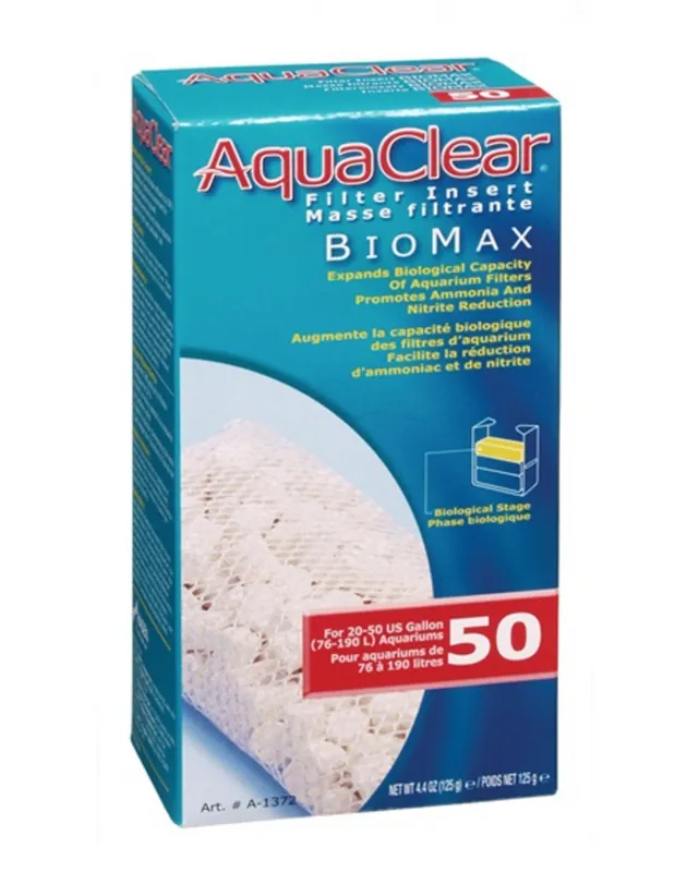 Beliebt AquaClear 50 Bio-Max 125 g