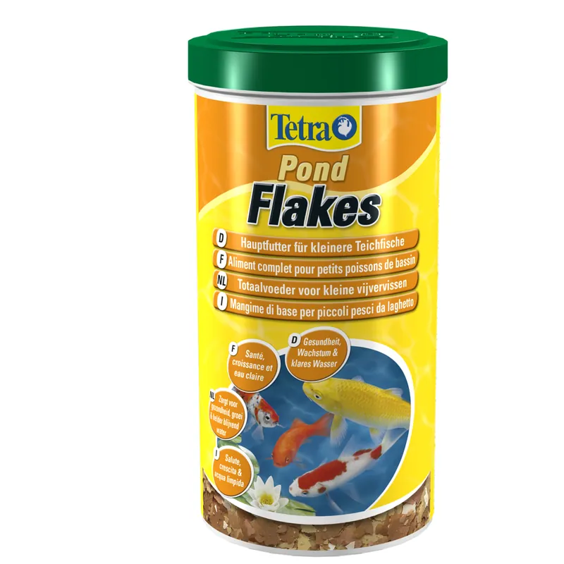 Tetra Pond Flakes (Teichfutter, Hauptfutter, Flocken) Markenprodukt