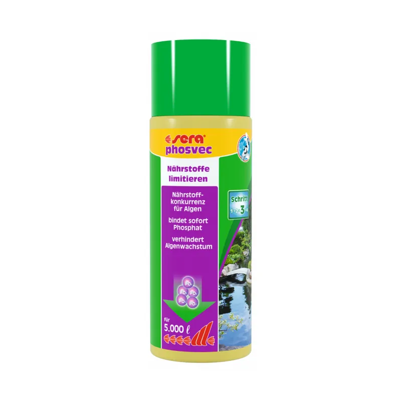 Knallerangebot sera Pond Phosphate Remover 0,5 Liter -Schutz vor Algen-