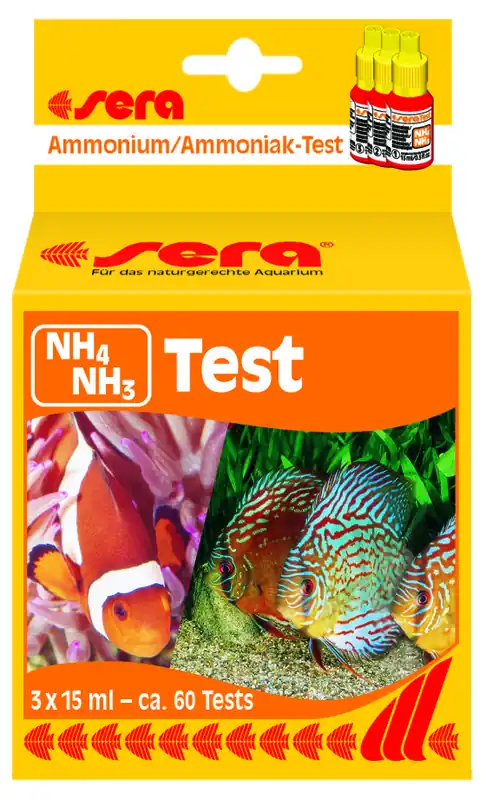 Neuheit sera Ammonium / Ammoniak (NH4 / NH3 ) Test 15ml