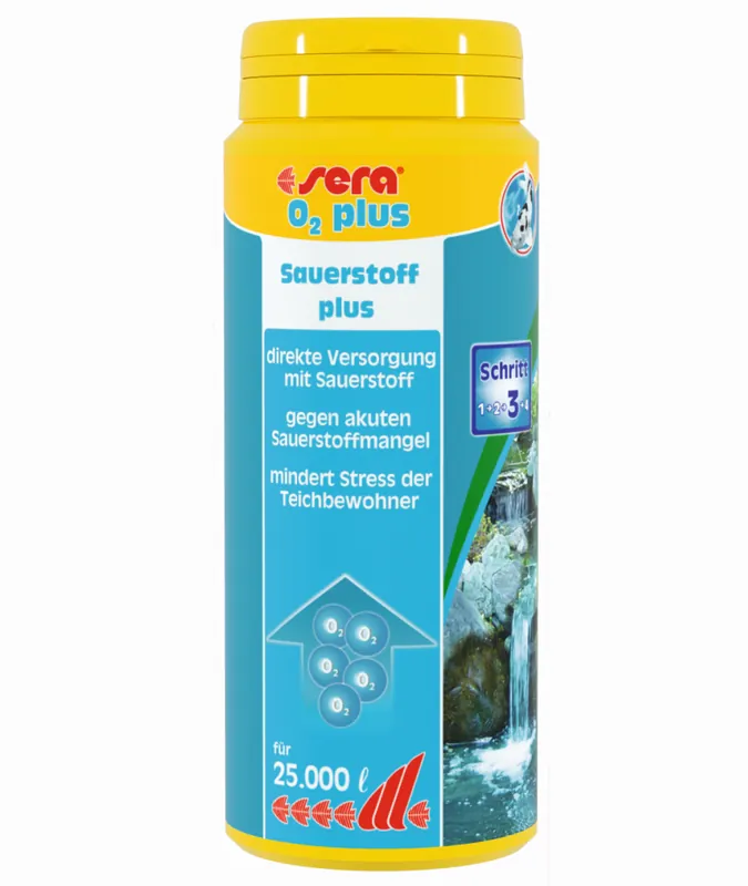 Neue Kollektion sera pond O2 plus 0,5 kg -Sauerstoff für Gartenteich-