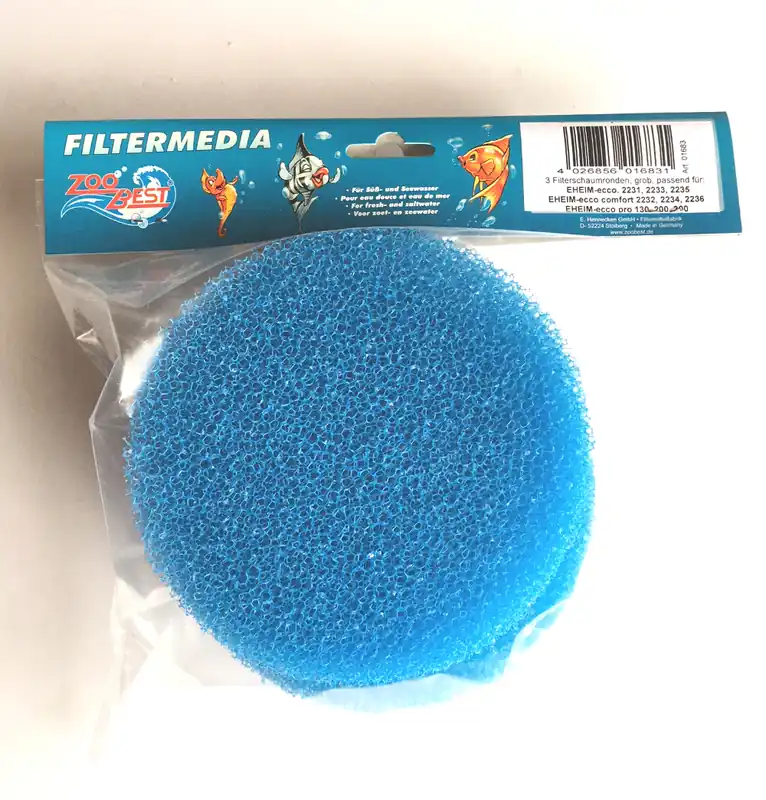 Filterschaum grob für Eheim-ecco und ecco pro D=150 mm Preis Gesenkt
