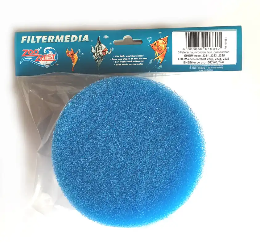 Filterschaum fein für Eheim-ecco und ecco pro D=150 mm Garantierte Lieferung