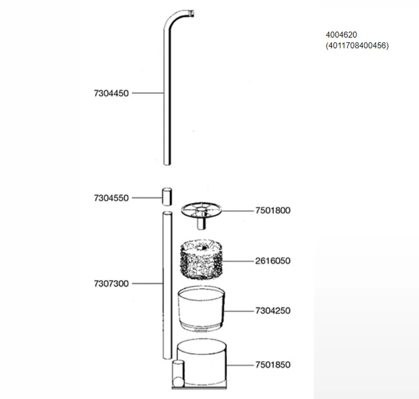 Eheim Ansaugrohr für 4004620/3541 Bodendurchfluter Letzte Chance
