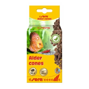 Wochenendangebot sera Alder cones Erlenzapfen 50 Stück natürlichen Senkung pH-Wert