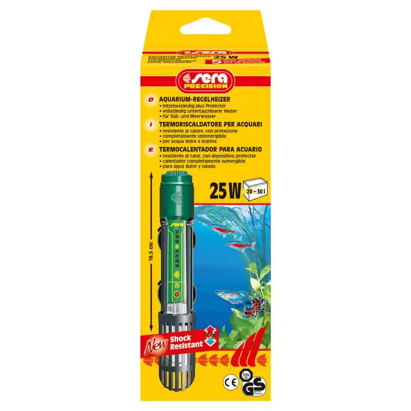 Meistverkauft sera Aquarium-Regelheizer 25 Watt