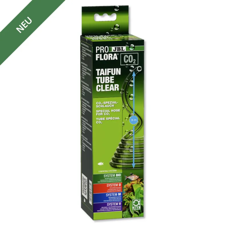 JBL PROFLORA CO2 Taifun Tube transparent (Spezialschlauch für CO2) Nur Heute