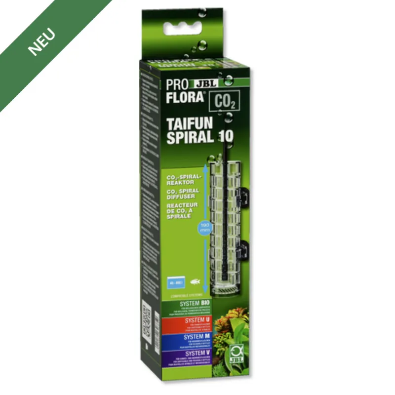 JBL PROFLORA CO2 TAIFUN SPIRAL 10 (CO2-Reaktor) Expressversand