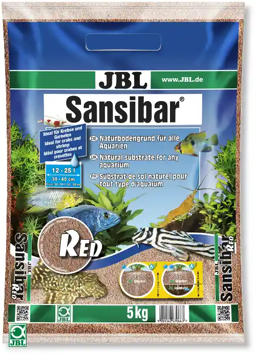 JBL Sansibar Red 10,0 kg feiner Bodengrund rot Geprüft