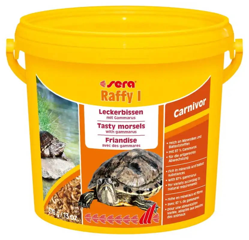 sera Raffy I 3,8 Liter -Leckerbissen für Schildkröten und Echsen- Expressversand