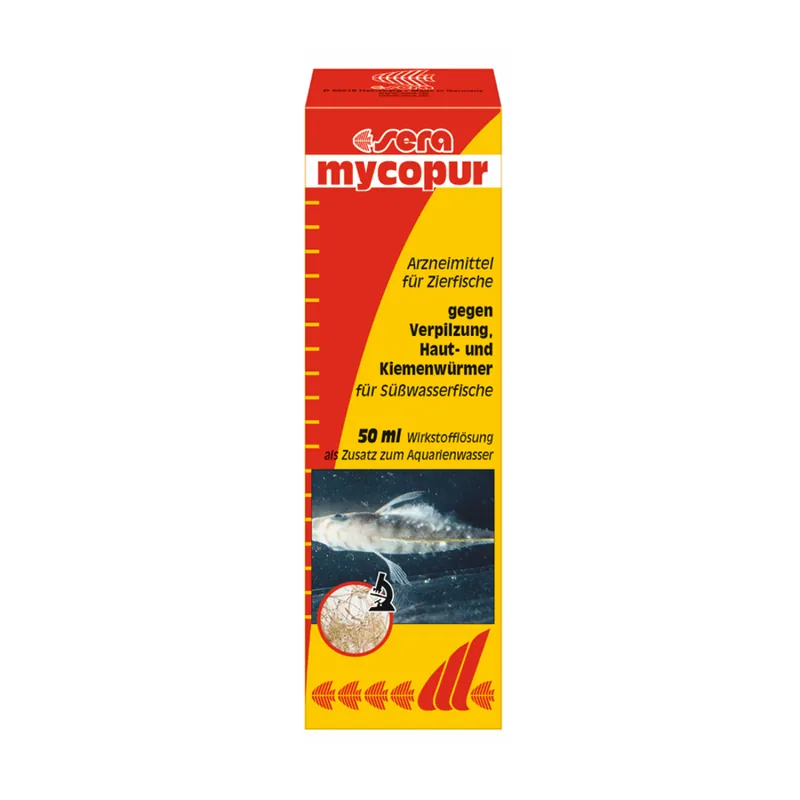 Angebot sera mycopur 0,5 Liter -gegen Verpilzungen Hau-&Kiemenwürmer-