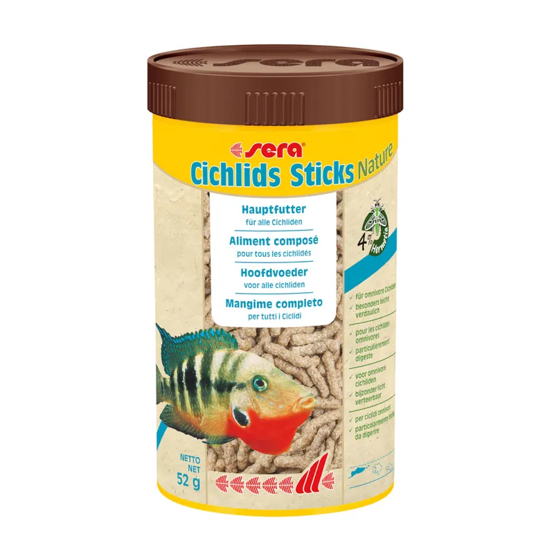 Neu sera Cichlids Sticks Nature 1,0 Liter