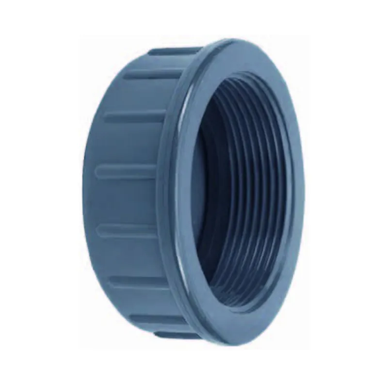 Rabatt PVC Gewindekappe 1 1/4" mit Innengewinde