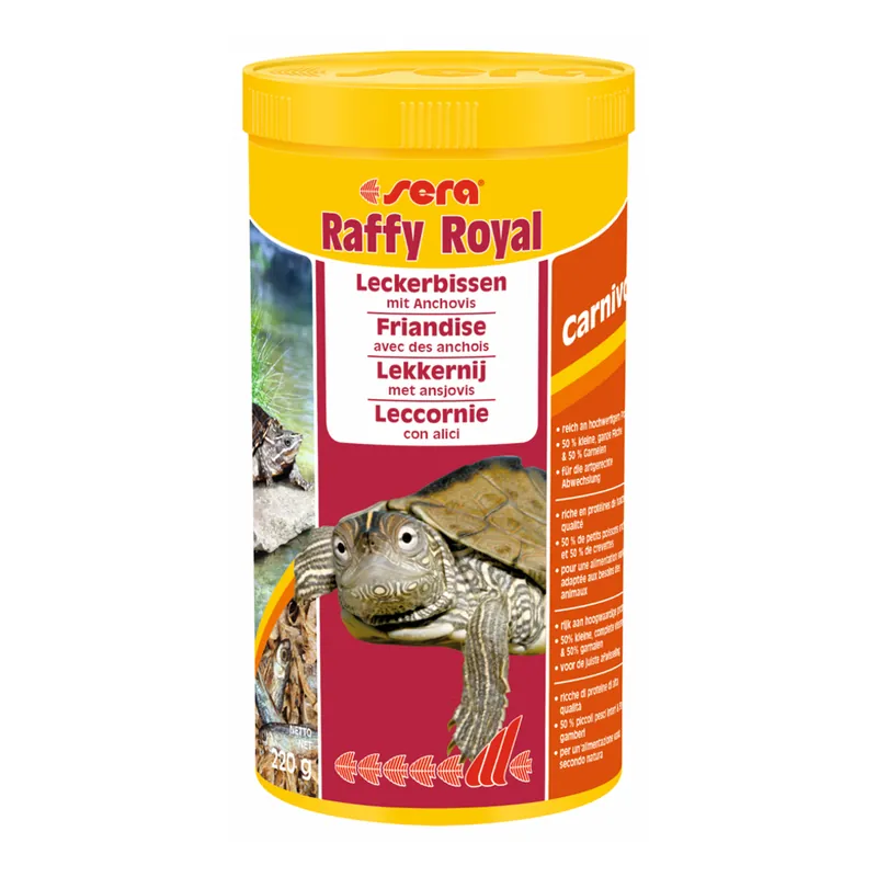 Kracherpreis sera Raffy Royal 3,8 Liter -Leckerbissen für Wasserschildkröten-