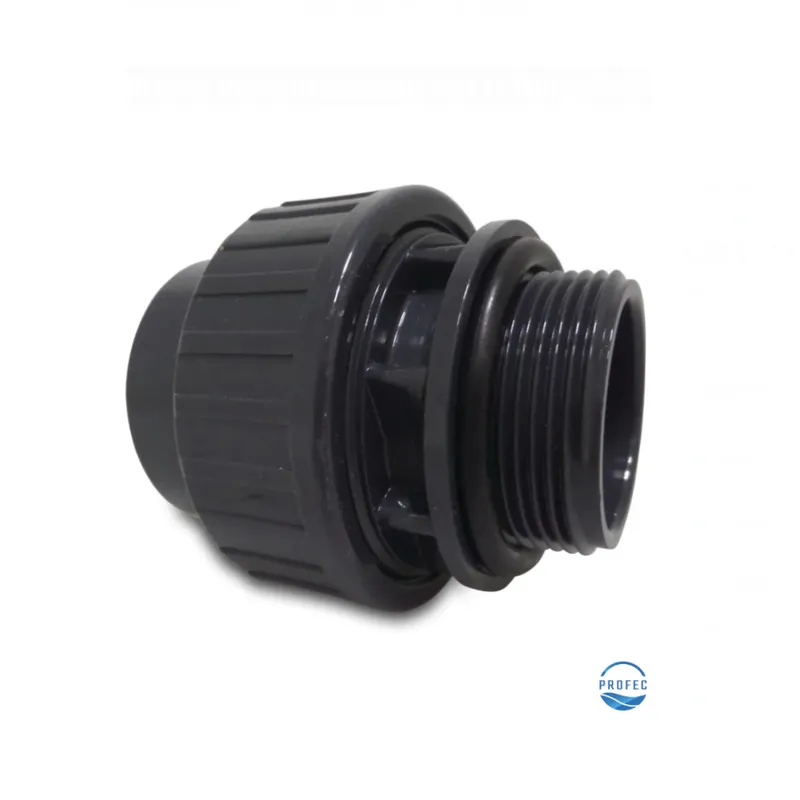Nur Heute Profec Verschraubung mit O-Ring PVC-U Klebemuffe 63 mm x 2" AG