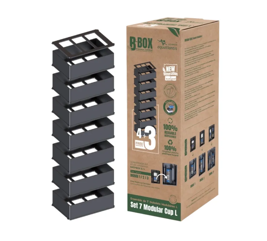 aquatlantis MODULAR Cup L -für Bio-Box (7 St.) Begrenztes Angebot