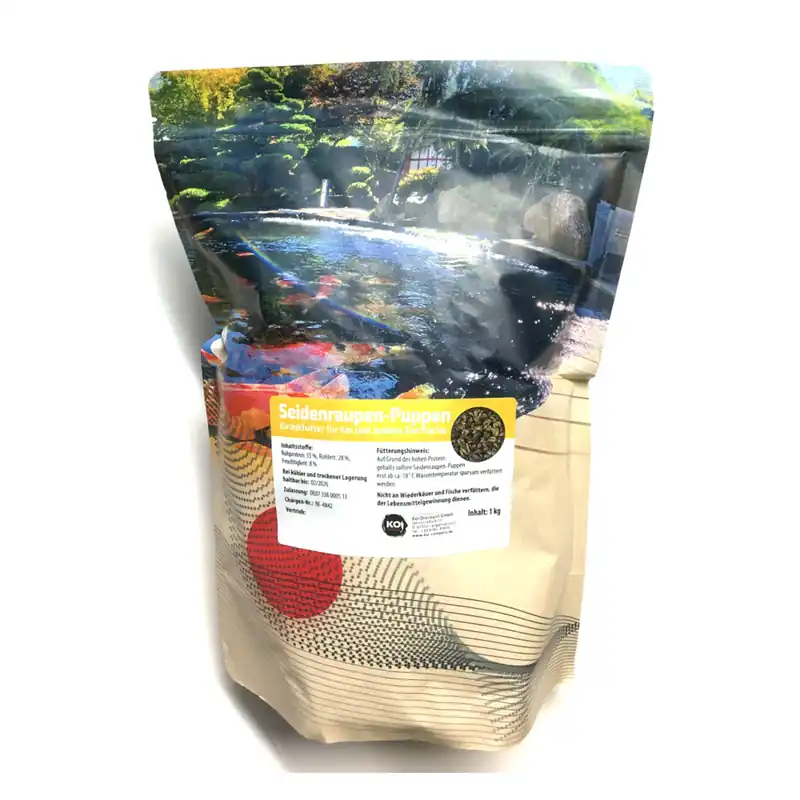 Seidenraupen-Puppen Einzelfutter Koi 1 kg -Schnäppchen- Aktuell