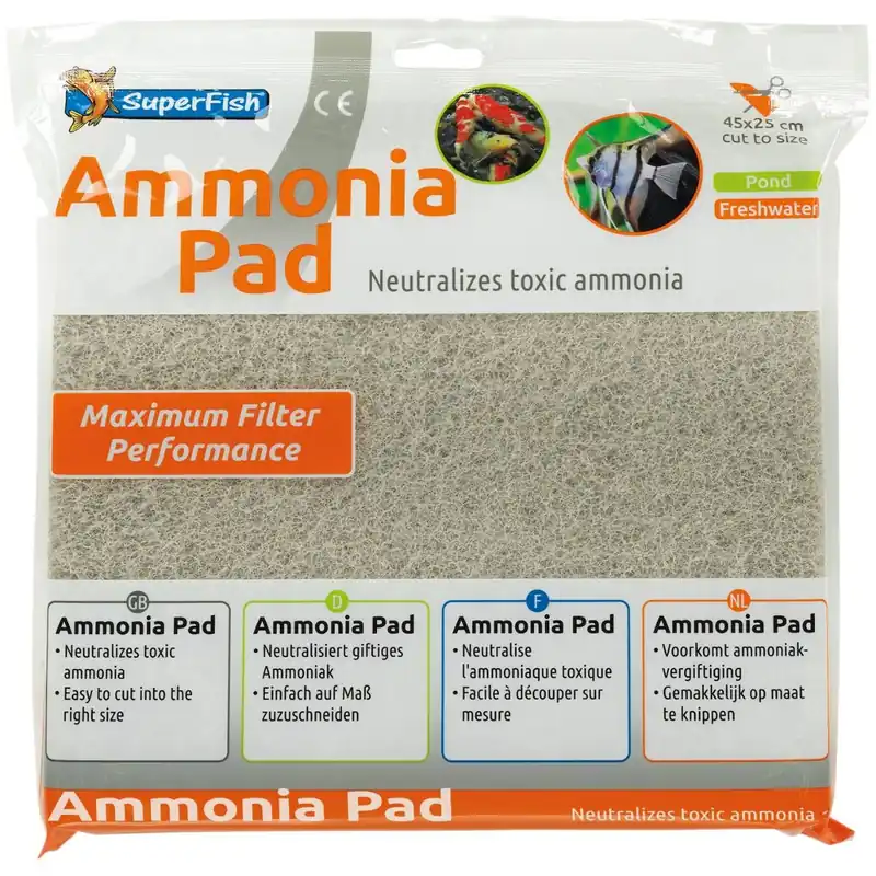 Schneller Versand Ammonium Filtermatte 45 x 25 cm