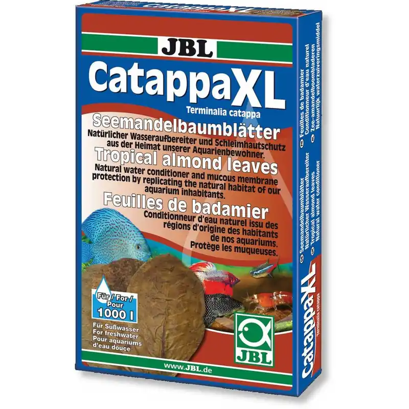 Aktuell JBL Catappa Seemandelbaumblätter BIO 10 XL Blätter