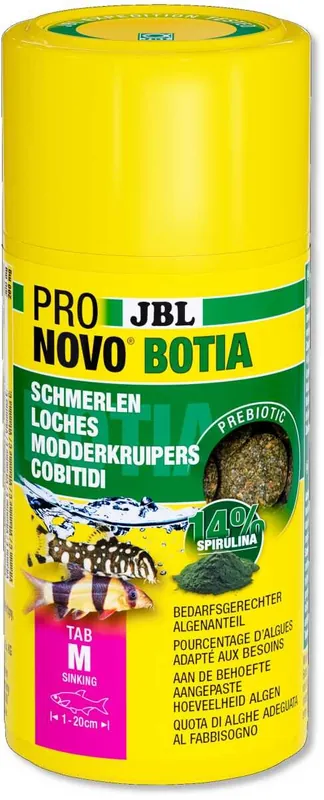 Expressversand JBL PRONOVO BOTIA TAB M Futtertabletten für Schmerlen von 1-20 cm 100 ml - 58 g