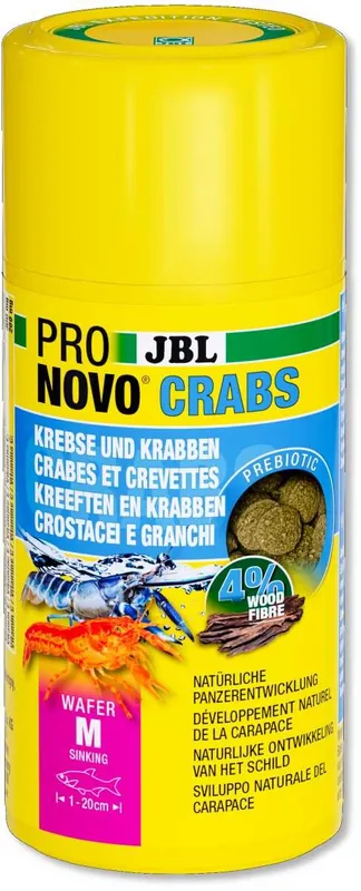 JBL PRONOVO CRABS WAFER M für Krebse Krabben Scherengarnelen von 1-20 cm 100 ml - 48 g Schnäppchen