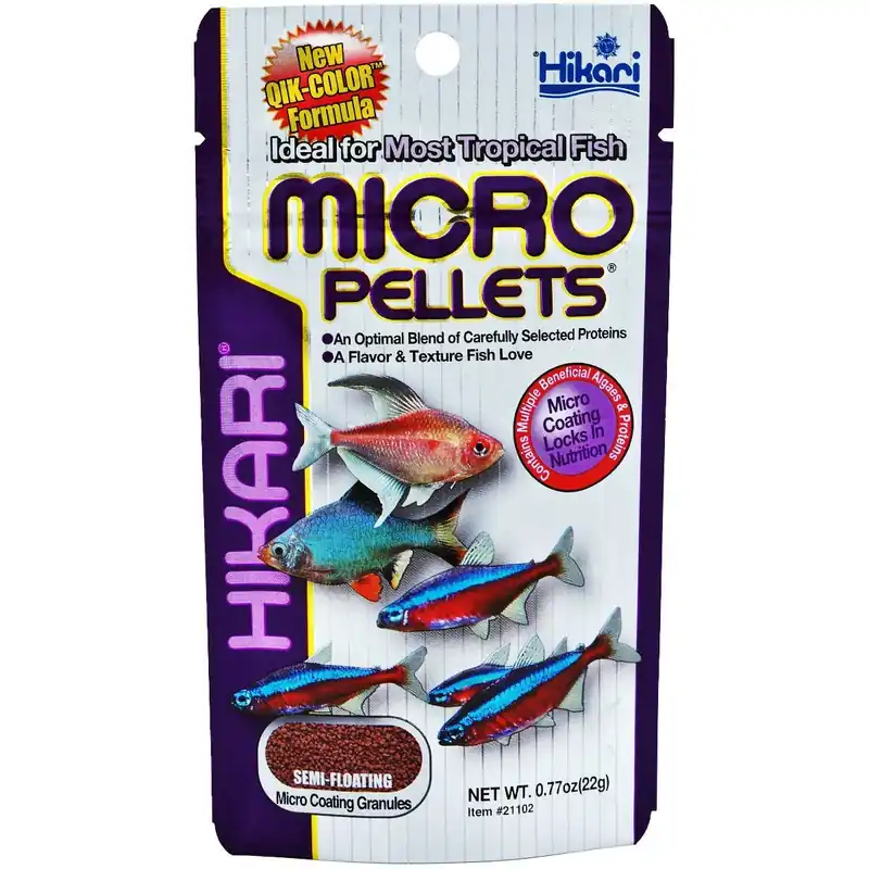 Hikari Micro Pellets speziell für kleine Fische 22 Gramm Sonderaktion