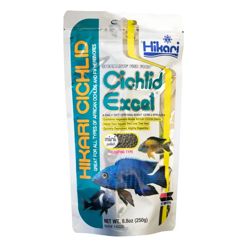 Hikari Cichlid Excel treibendes Futter für pflanzenfressende Cichliden Mini 250 Gramm Preisknaller