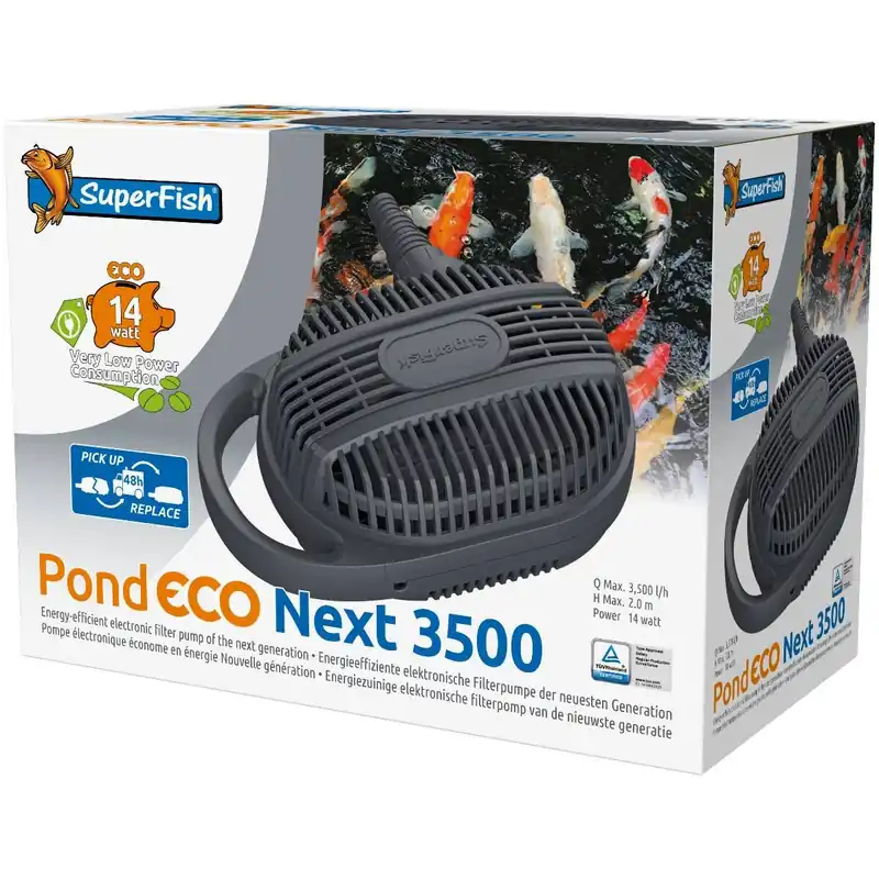Direktkauf PondECO Next Teichpumpe 3.500 - 25.100 L/h mit 48h Austauschservice PondECO Next 3500 3.500 L/h