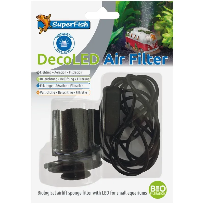 DecoLED Anschluss-Set 3-in1: Beleuchtung - Belüftung - Filterung DecoLED Anschluss Set 3 in 1 Top-Angebot