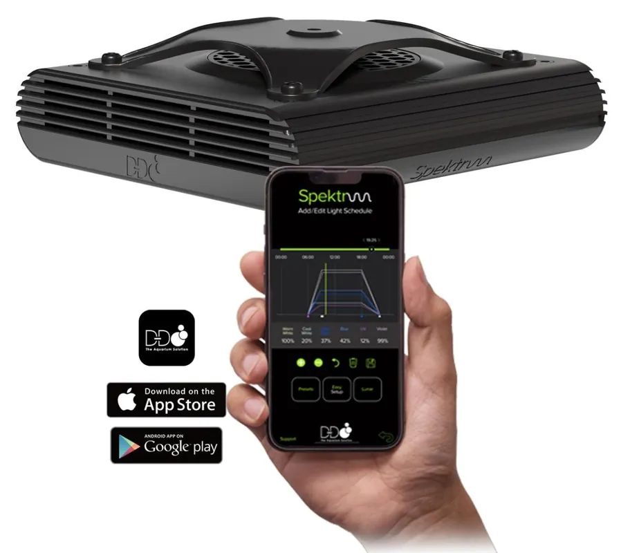 D-D Spektrum Hochleistungs LED Leuchten mit WiFi WLAN App Spektrum 90 - 96W Online Kaufen
