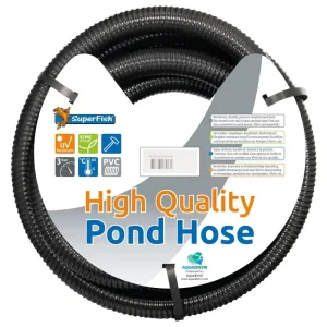 Spiralschlauch schwarz hochwertig verstärkt - speziell für Teich 20-40 mm 5-30 m Durchmesser 20 mm - Länge 30 Meter Günstig