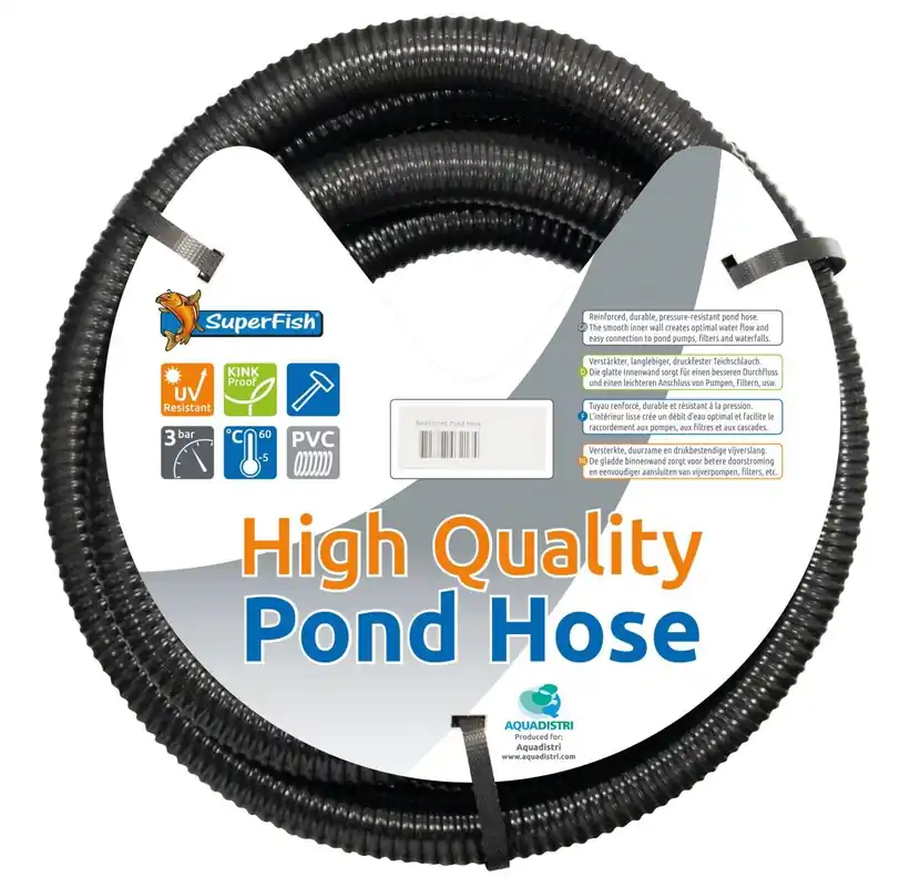 Spiralschlauch schwarz hochwertig verstärkt - speziell für Teich 20-40 mm 5-30 m Durchmesser 20 mm - Länge 30 Meter Günstig