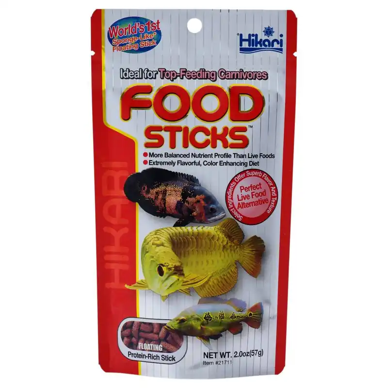 Hikari Food Sticks für kleine Raubfische - Lebendfutterersatz Sofort Bestellen