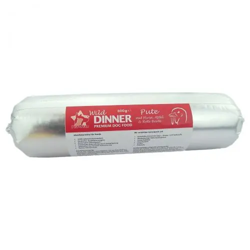 Wild Dinner Gourmet-Wurst Pute mit Hirse 800 g Sichere Zahlung