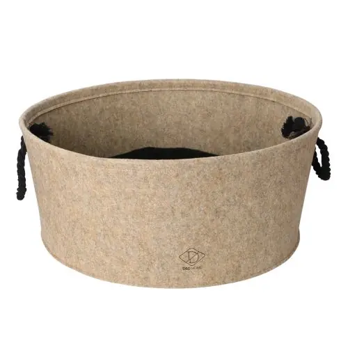 D&D Katzenkorb aus Filz, 50cm - beige Preis Gesenkt