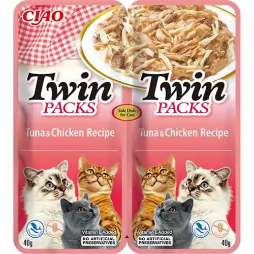 Inaba Ciao TwinPack Tuna & Chicken 2x40g Mega-Angebot