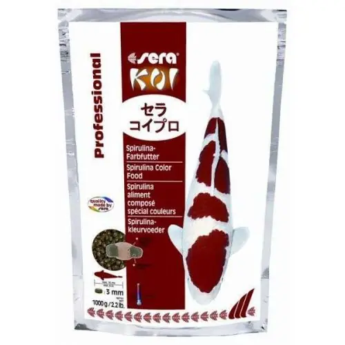 Sera Koi Professional Spirulina Farbfutter 1000g Neue Ware