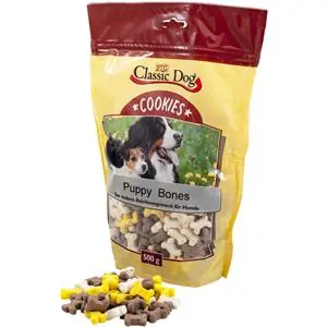 Classic Dog Snack Cookies Puppy Bones 500g Sofort Bestellen