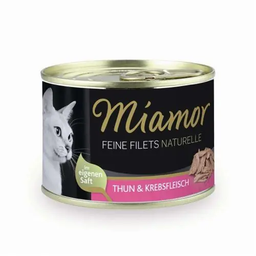 Miamor Feine Filets Naturelle Thunfisch & Krebsfleisch 156g Dose Markenprodukt