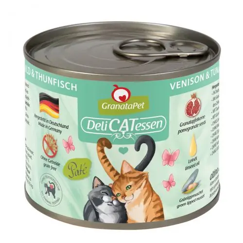 Meistverkauft GranataPet Delicatessen Dose Wild & Thunfisch 200 g