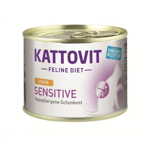Preiswert Kattovit Dose Feline Diet Sensitive Huhn 185g
