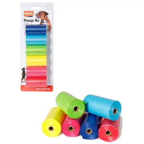 Neuheit Karlie Flamingo Kotbeutel Regenbogen - 6 x 20 Stück